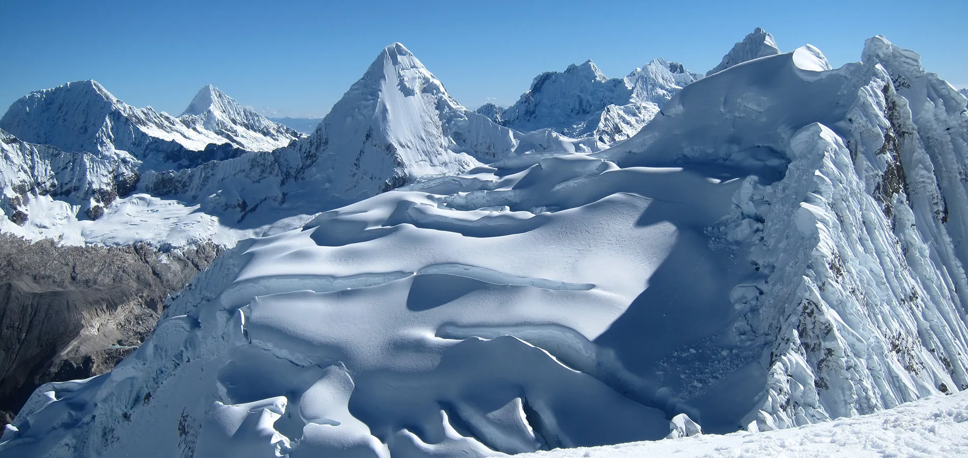 Escalada nevado Pisco Oeste